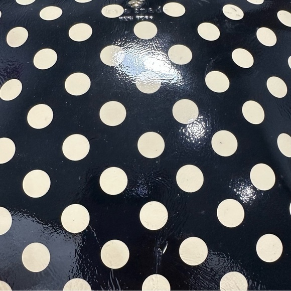 Kate Spade Black & Ivory Patent Polka Dot Crossbody Bag - Picture 10 of 11